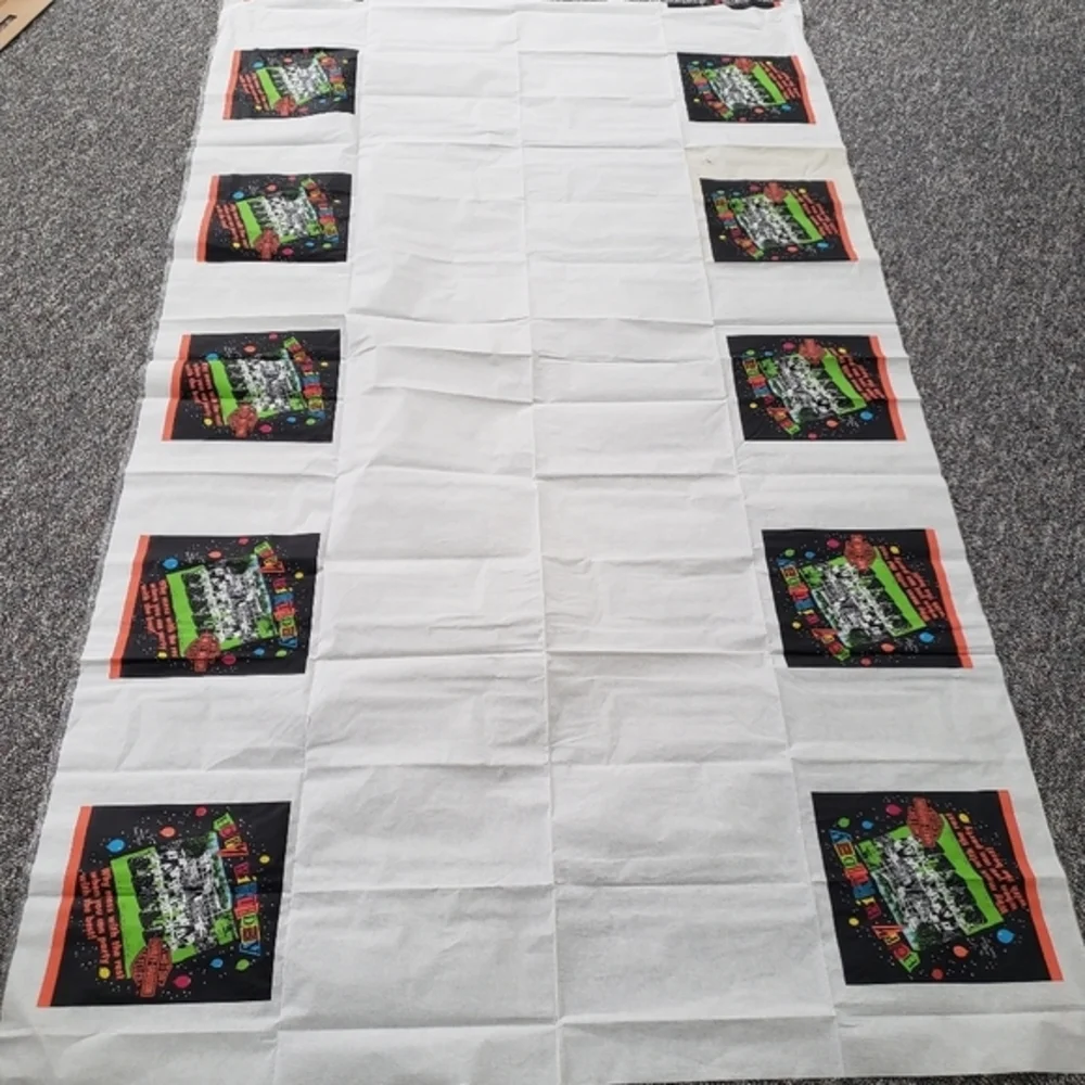 Vintage 90s Harley Davidson‎ Birthday Tablecloth